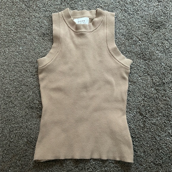 Dissh Ribbed Tank Top 2 - Picture 3 of 7